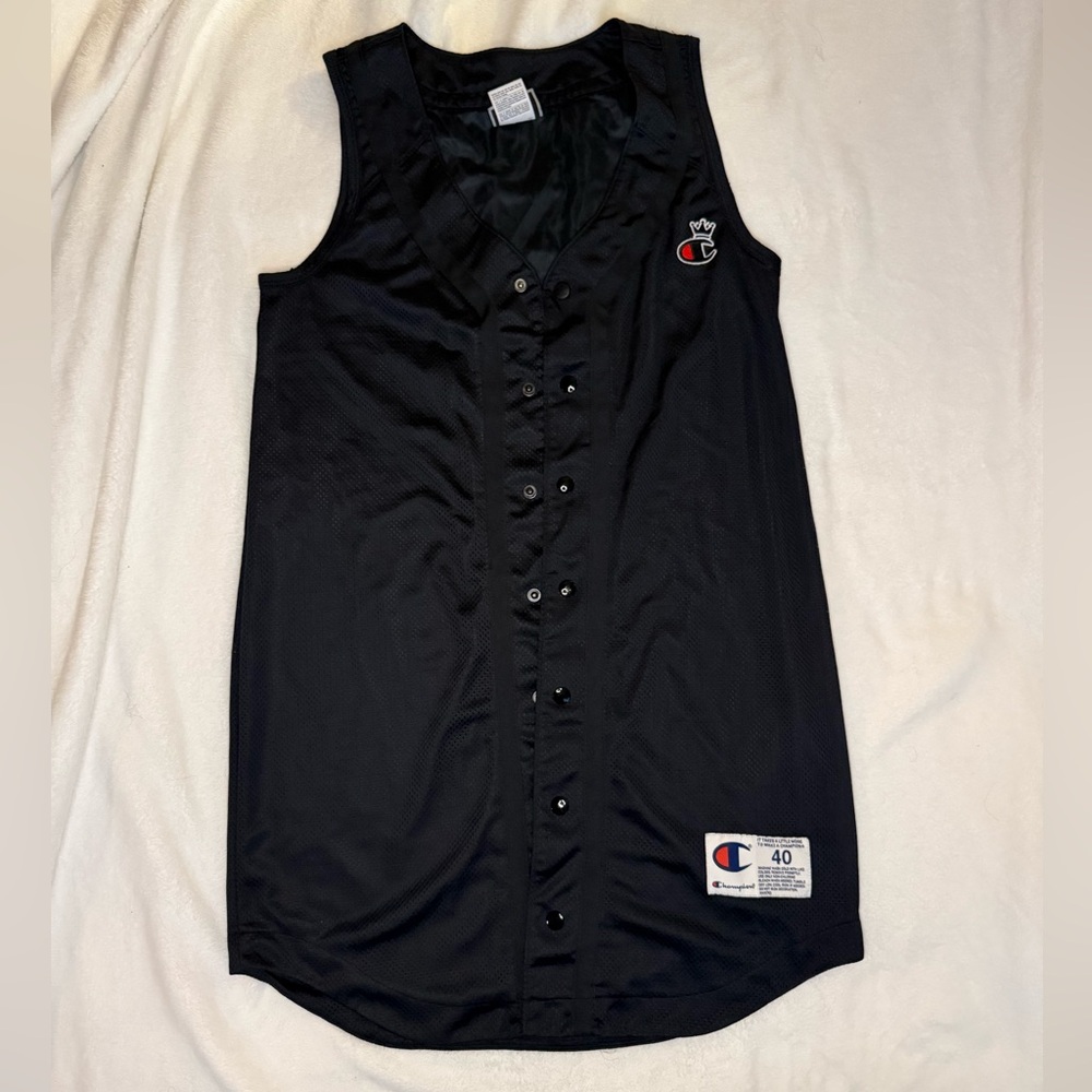 Champion Perforated Black Sports Shorts